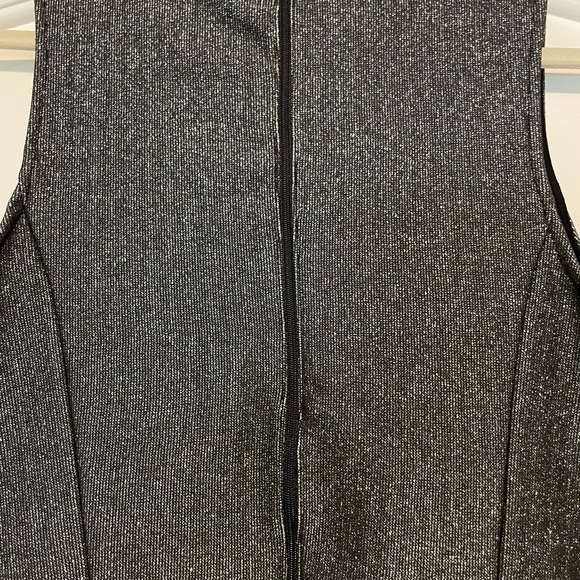 Forever 21+ black and silver flare dress - Picture 4 of 4